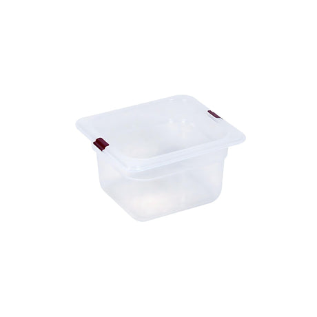 Gastronorme Pan - PolyPropylene - 1/6 - with Lid / 100mm - Whisk Hospitality - 75984