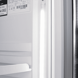 Bromic Upright Display Fridge - 372L - 1 Door - Flat Glass - White with Silver Trim - Whisk Hospitality - GM0374-NR