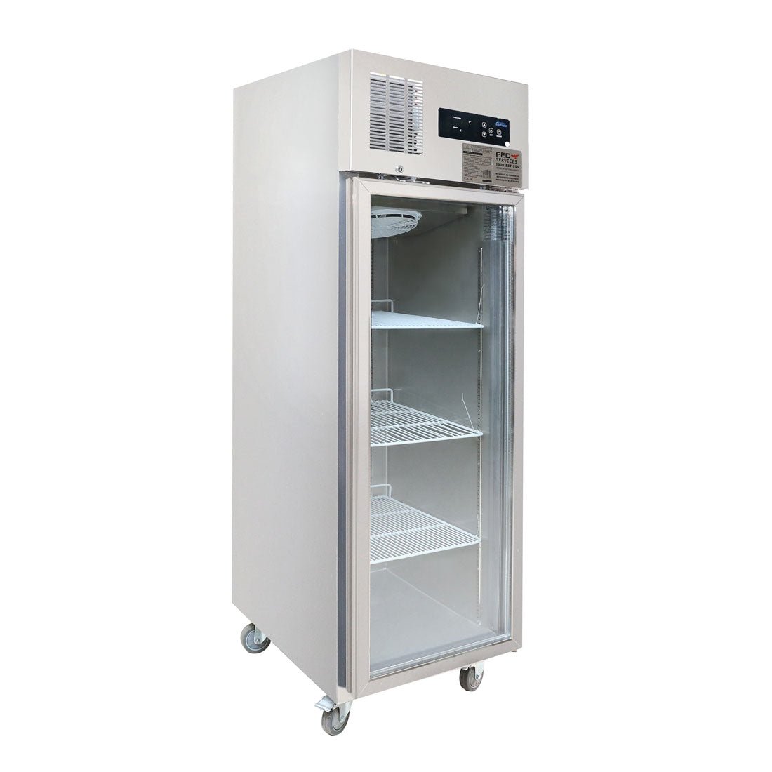 Thermaster Single Door Upright Display Fridge - SUCG500 - Whisk Hospitality - SUCG500