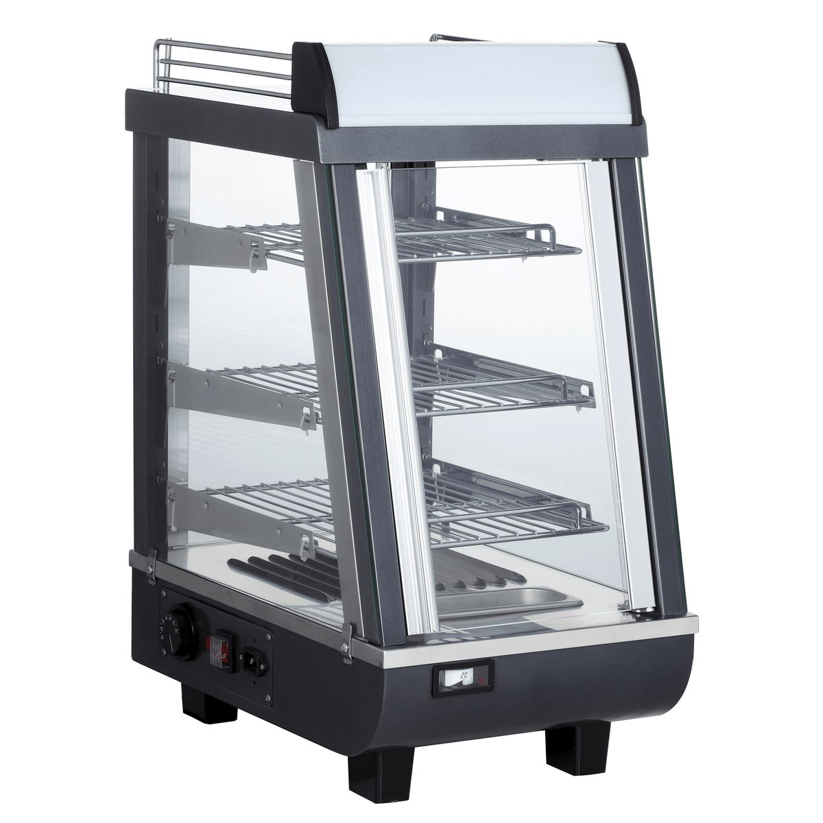 Pavia 80H 76L Counter Top Heated Display - Whisk Hospitality - Pavia-80H
