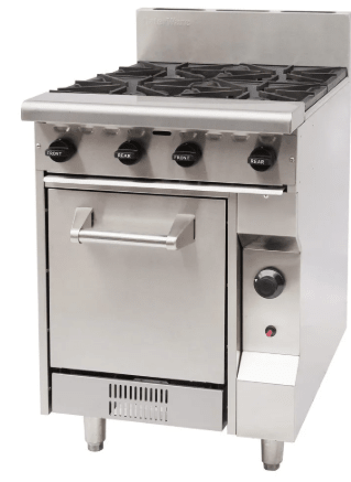 Caterware CW-GBO4-LPG 4 Burner Cooktop + Oven - Whisk Hospitality - 3PA-7688-CW-GBO4-LPG