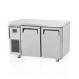 Skipio SUF12 - 2 Double Door Undercounter Freezer 280 Ltr - Whisk Hospitality - SUF12-2