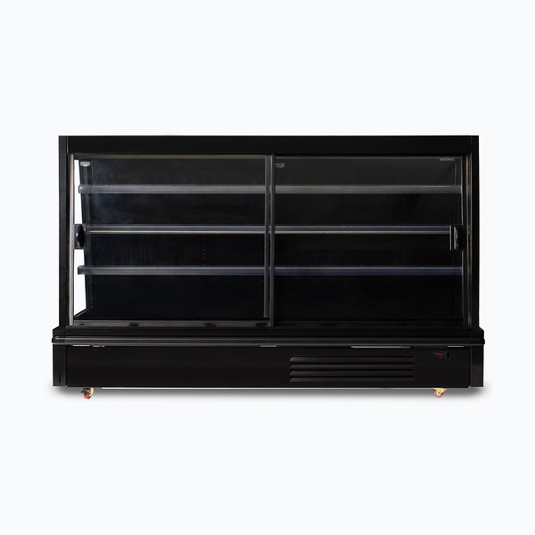 Bromic Semi Vertical Display Fridge - 2500mm - 4 Doors - Sliding - Whisk Hospitality - SVM2500SD-NR