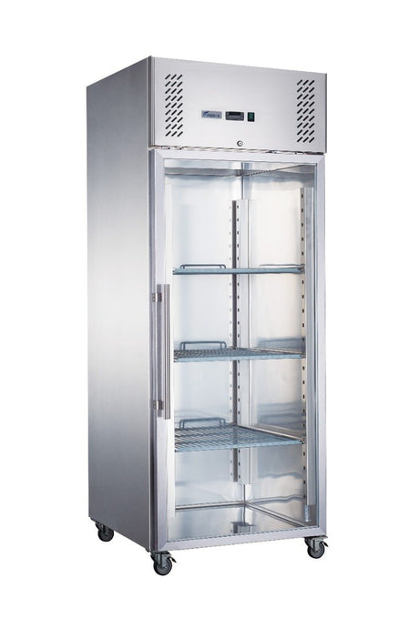 FED - X S/S Full Glass Door Upright Fridge - XURC600G1V - Whisk Hospitality - XURC600G1V