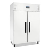 Polar G - Series Solid Double Door Refrigerator White Exterior - 1200Ltr 42.4cuft DL898 - A - Whisk Hospitality - DL898-A