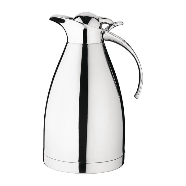 Olympia Vacuum Jug St/St Double Wall hinged lid - 1.5Ltr DL168 - Whisk Hospitality - DL168