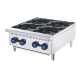 Cookrite 4 BURNER COOK TOPS W610 X D700 X H333 | COOKRITE 1 ATHP - 24 - 4 - LPG - Whisk Hospitality - ATHP-24-4-LPG