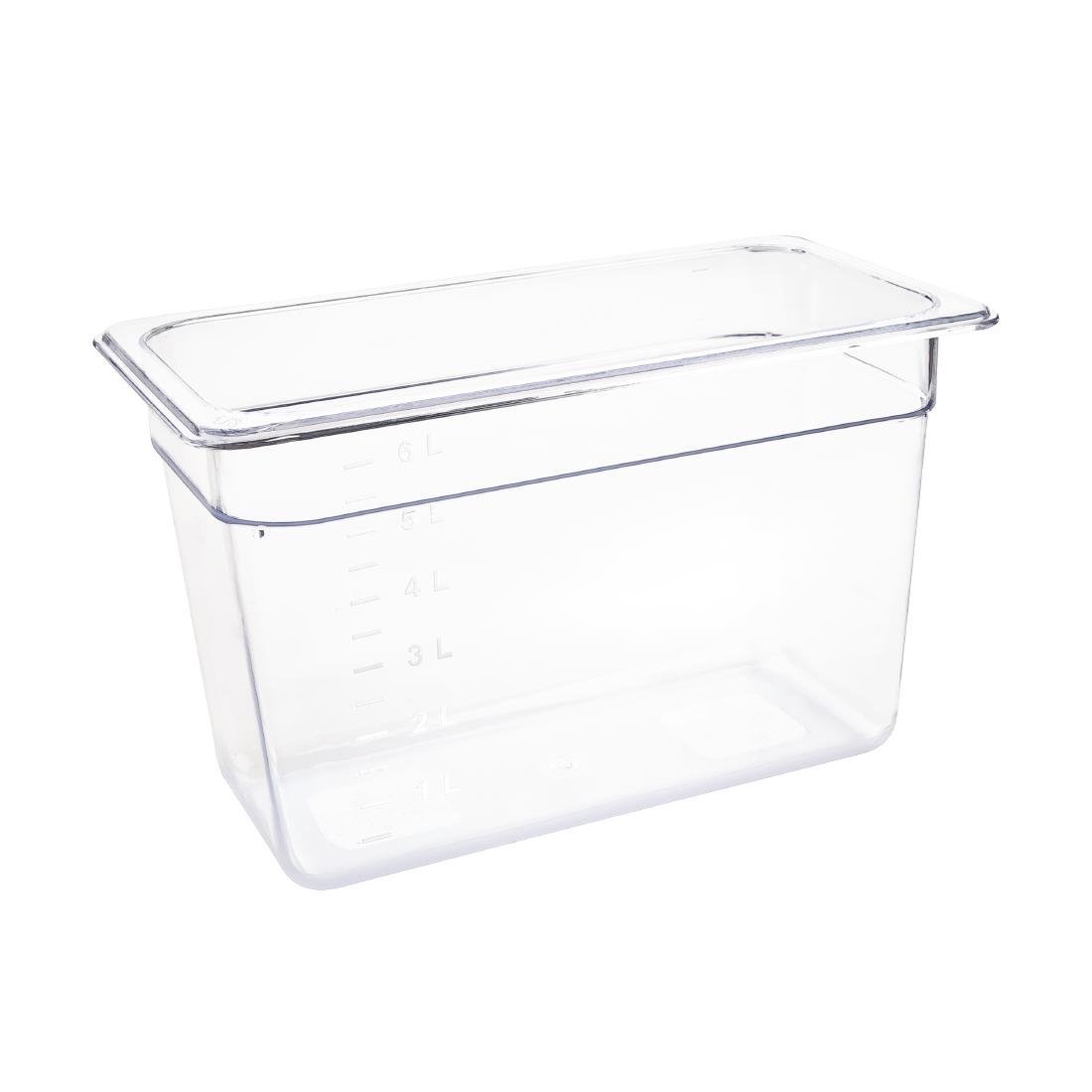 Vogue Clear Polycarbonate - GN 1/3 200mm U235 - Whisk Hospitality - U235