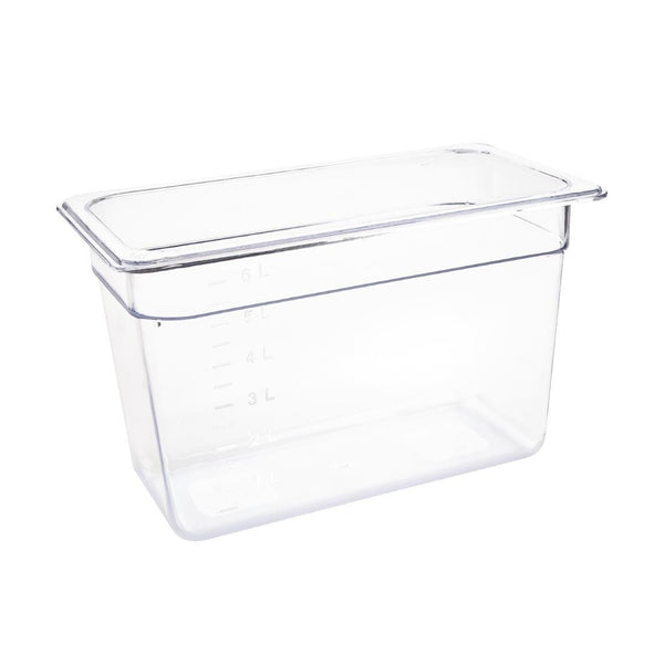 Vogue Clear Polycarbonate - GN 1/3 200mm U235 - Whisk Hospitality - U235