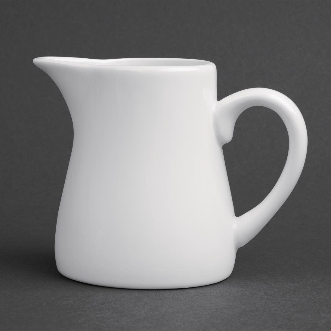 Olympia Whiteware Jug - 6oz (Box 6) U819 - Whisk Hospitality - U819