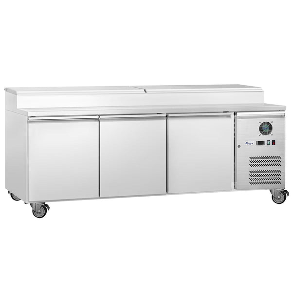 FED-X S/S Three Door Sandwich Counter - XSS7C18S3V - Whisk Hospitality - XSS7C18S3V