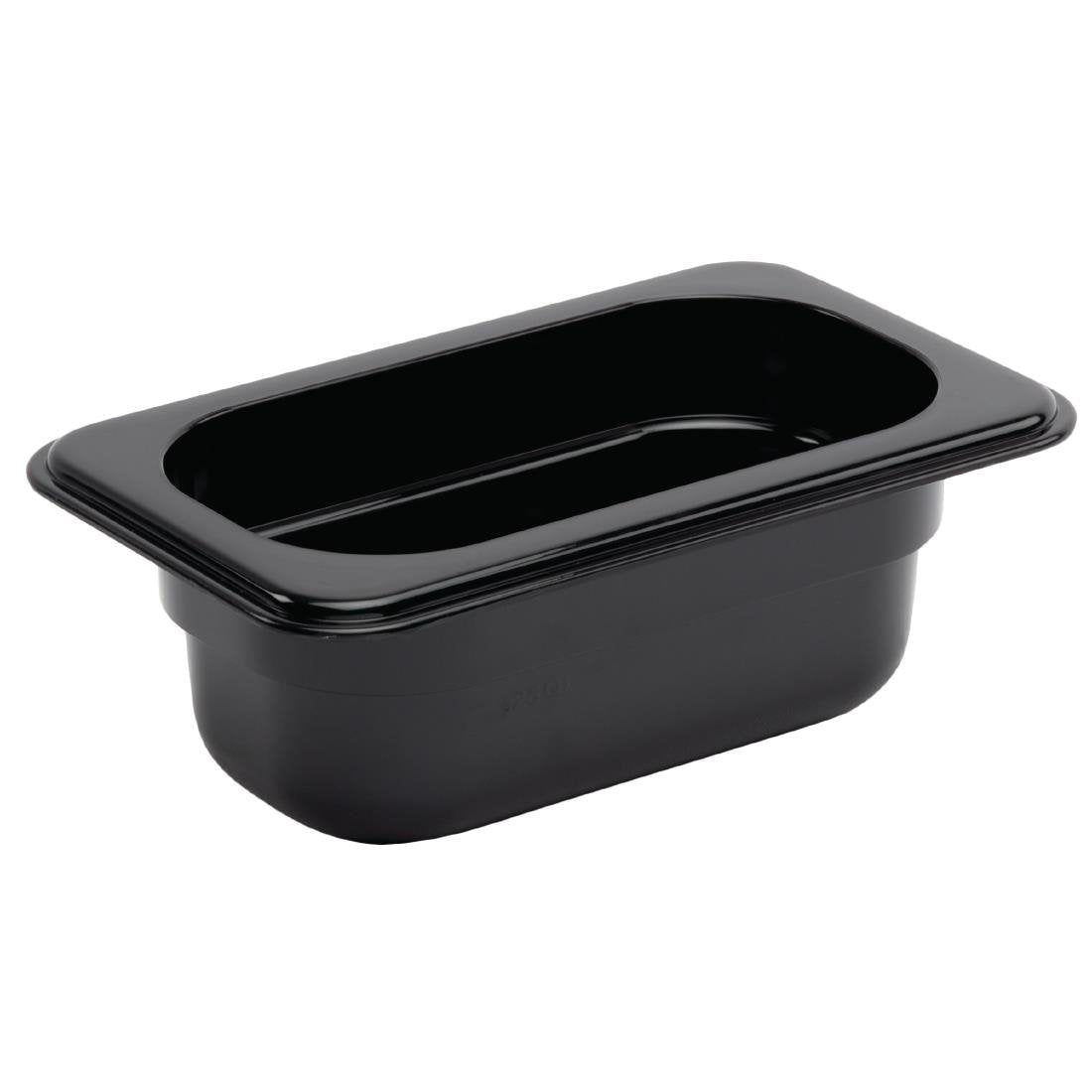 Vogue Black Polycarbonate - GN 1/9 65mm U472 - Whisk Hospitality - U472