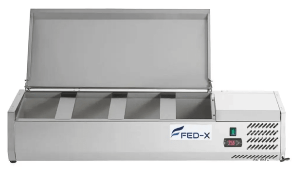FED-X XVRX1200/380 Countertop Salad Fridge - Whisk Hospitality - 3PA-7688-FED-XVRX1200/380