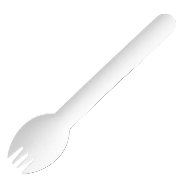 Fiesta Compostable Paper Spork - 160mm (Pack 100) HT488 - Whisk Hospitality - HT488