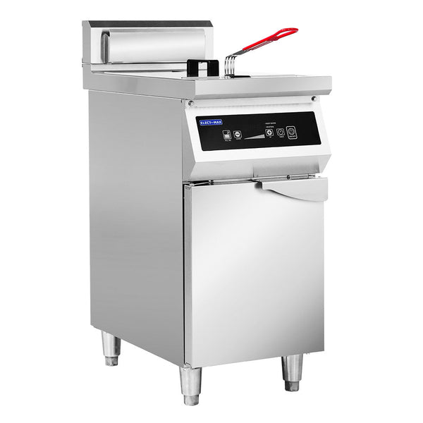 Electmax 700 Series Induction Single Fryer with Splashback - IFS7 - 30L - Whisk Hospitality - IFS7-30L
