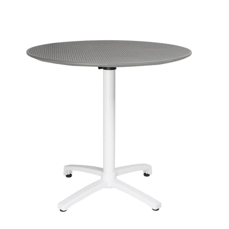 Bolero Folding PP Table Dark Grey - 800mm FT621 - Whisk Hospitality - FT621