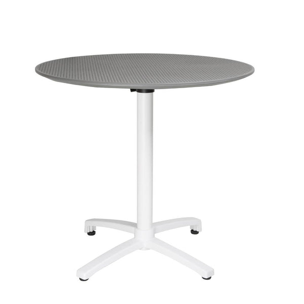 Bolero Folding PP Table Dark Grey - 800mm FT621 - Whisk Hospitality - FT621