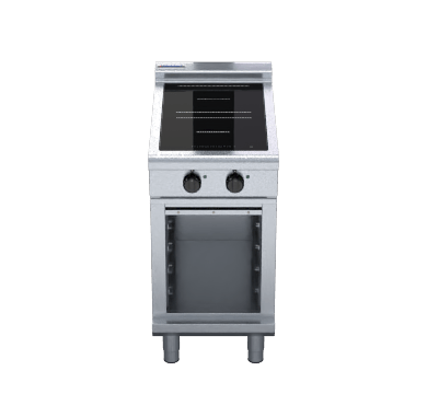 Waldorf 800 Series Inl8200R3 Cb 450Mm Electric Induction Cooktop Low Back Version Cabinet - Whisk Hospitality - INL8200R3-CB