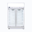 Bromic Upright Display Freezer - 976L - 2 Doors - Flat Glass - Lightbox - Whisk Hospitality - UF1000LF