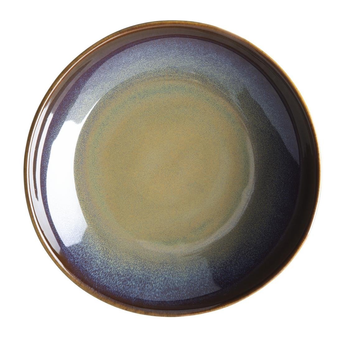 Olympia Birch Aubergine Wide Bowl - 205mm (Box 6) DZ698 - Whisk Hospitality - DZ698