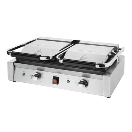 Apuro Bistro Contact Grill - Double (Ribbed/Ribbed) CU604 - A - Whisk Hospitality - CU604-A