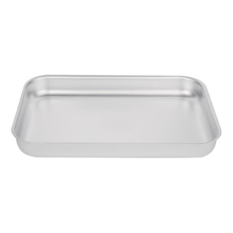 Vogue Bakewell Pan Aluminium - 320x215x40mm 12 1/2x8 1/2x1 1/2" K432 - Whisk Hospitality - K432