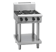 Waldorf 800 Series Rnl8403G Ls 600Mm Gas Cooktop Low Back Version Leg Stand - Whisk Hospitality - RNL8403G-LS