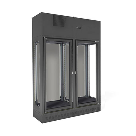 Fagor Single Zone 2 Doors Black Wall - Mounted Wine Cellar FWC - 2302 - 1WB - Whisk Hospitality - FWC-2302-1WB