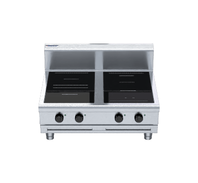 Waldorf 800 Series In8400R5F B 900Mm Electric Induction Cooktop Bench Model - Whisk Hospitality - IN8400R5F-B