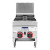 Gasmax Gas 2 Burner Cook Top RB - 2ELPG - Whisk Hospitality - RB-2ELPG