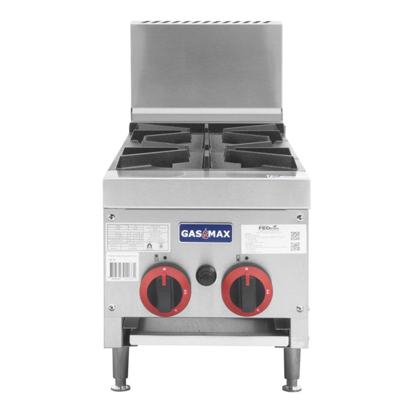 Gasmax Gas 2 Burner Cook Top RB - 2ELPG - Whisk Hospitality - RB-2ELPG
