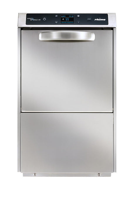 Rhima High Sparkle 40 Glasswasher - Whisk Hospitality - 3PA-6880-High Sparkle 40