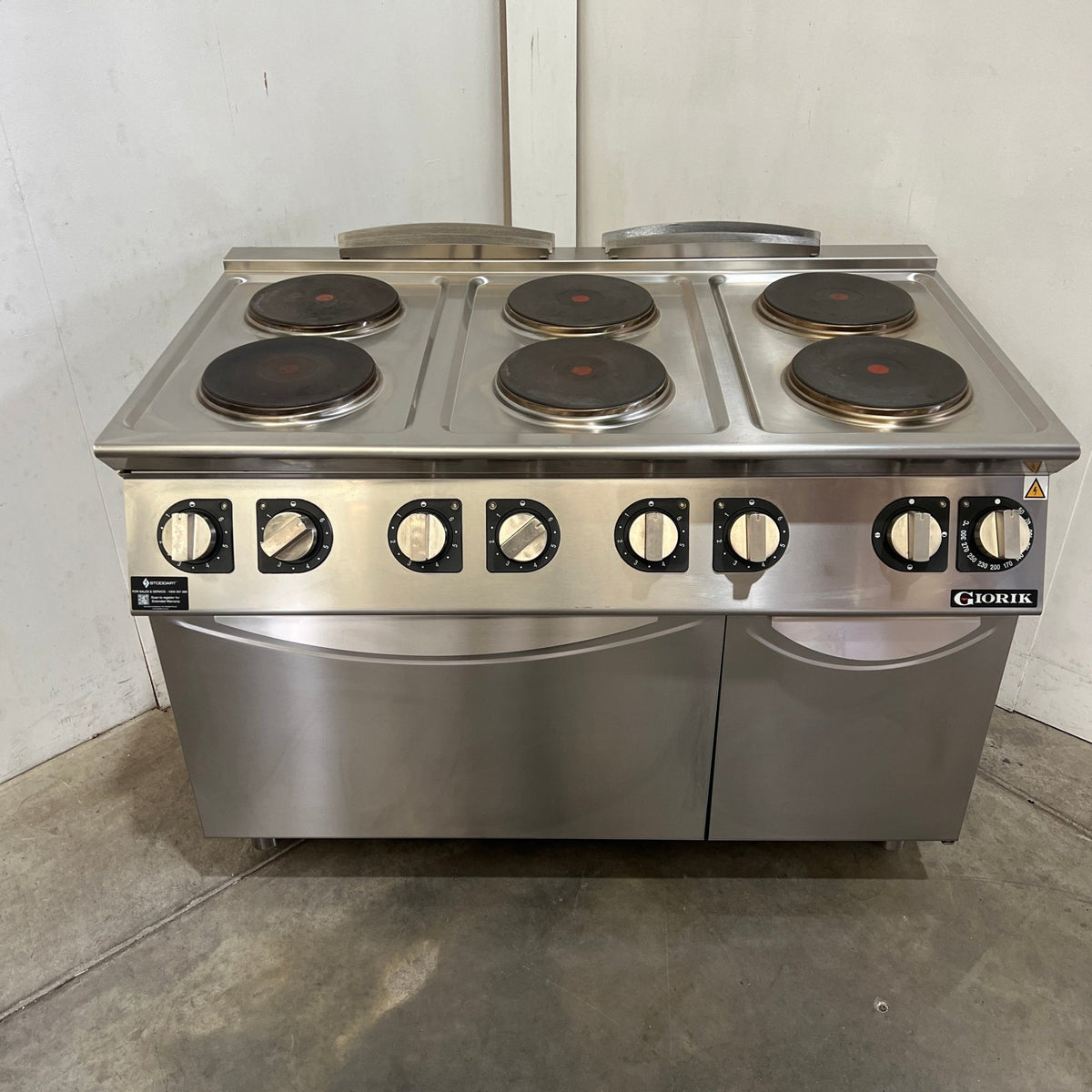 Giorik CE76TET 6 Burner Range Oven - Whisk Hospitality - 829028