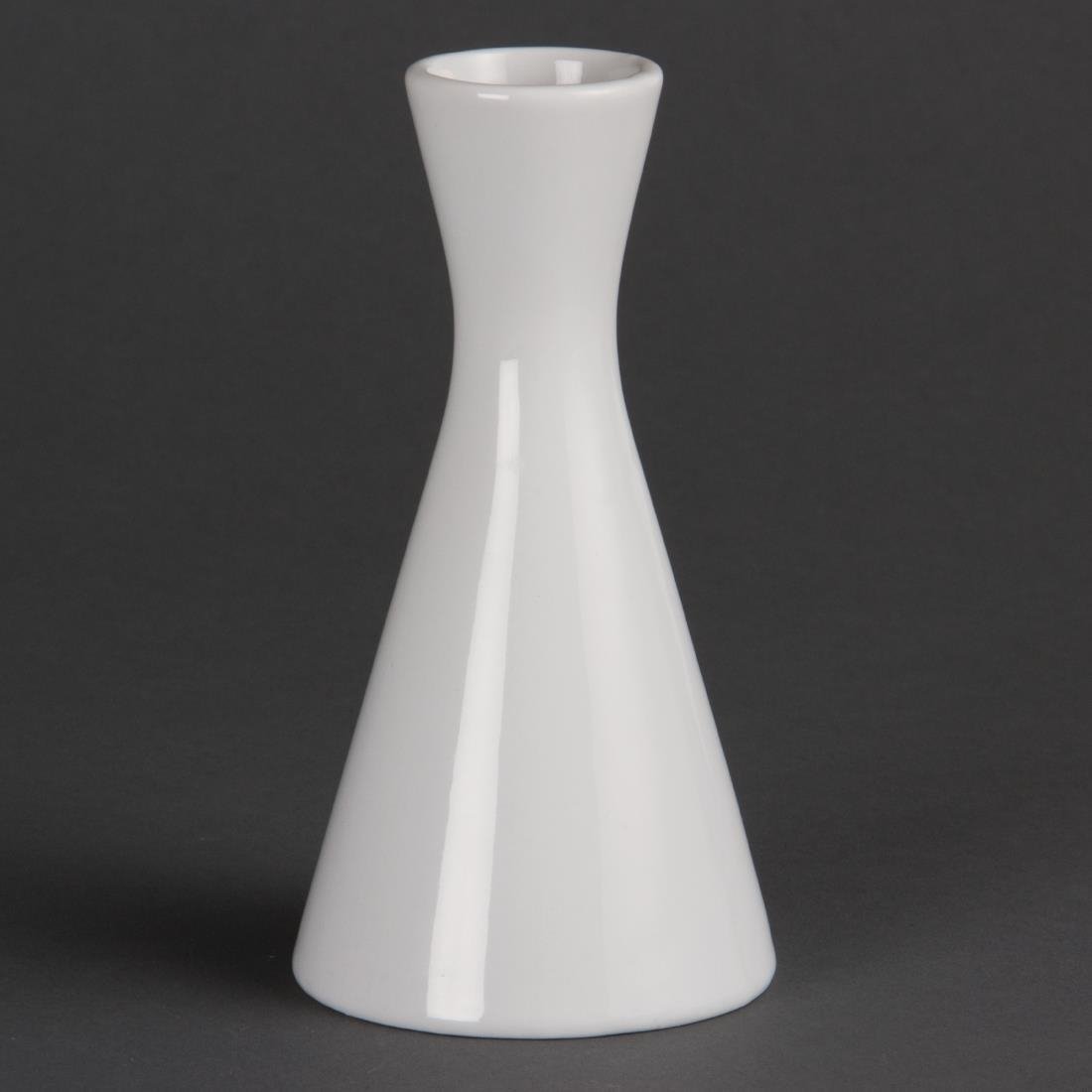 Olympia Whiteware Bud Vase - 140mm (Box 6) CB701 - Whisk Hospitality - CB701