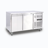 Bromic Under Bench Fridge - 282L - 2 Doors - Stainless Steel - Whisk Hospitality - UBC1360SD-NR