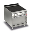 BARON 4 Burner Electric Cook Top With Ceramic Glass And Electric Oven - Whisk Hospitality - Q70PCF/VCE800