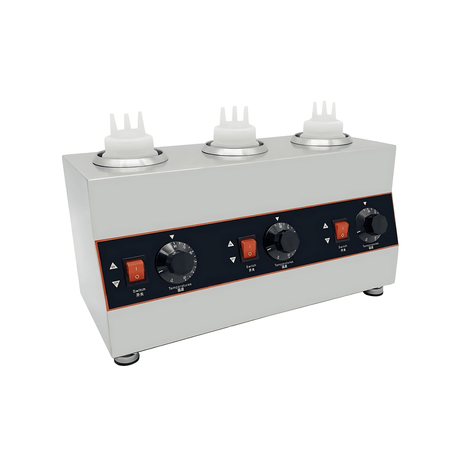 Electric Sauce Warmer - 3 Girds - 430*195*230mm - Whisk Hospitality - 620972