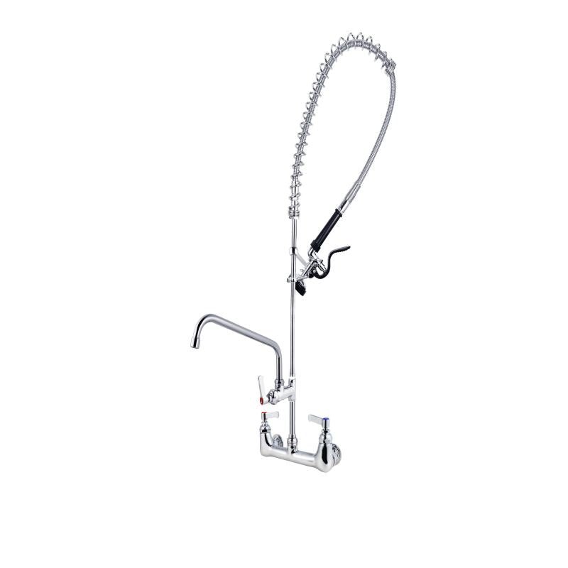 Commercial Faucet with Pre-Rinse Sprayer - 1080*420*355mm Wall-Mounted - Whisk Hospitality - 621041