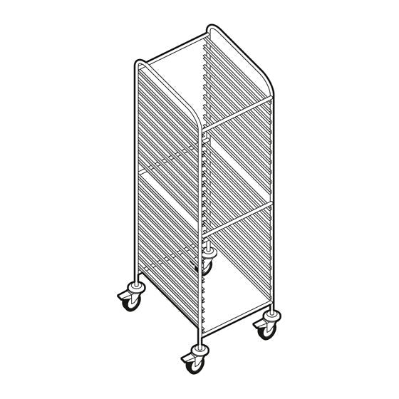 MODULINE Roll In/Out Trolley 40(1/1GN) - Whisk Hospitality - ACPT040