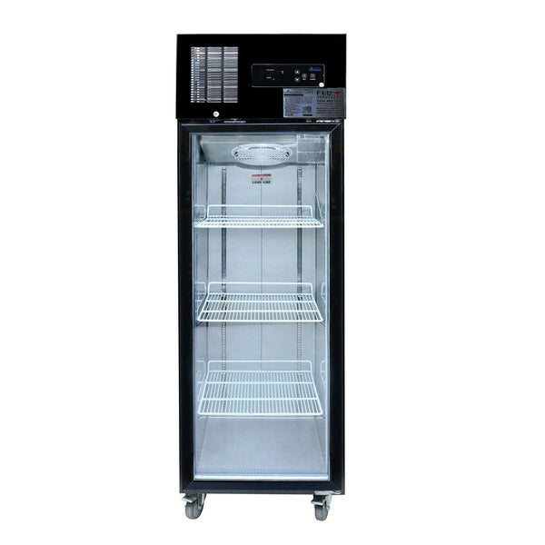 Thermaster Single glass door upright freezer black stainless steel - SUFG500B - Whisk Hospitality - SUFG500B