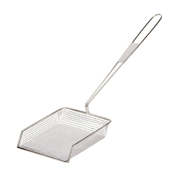 Vogue Chip Shovel St/St - 195mm 8" (Square Mesh) J673 - Whisk Hospitality - J673