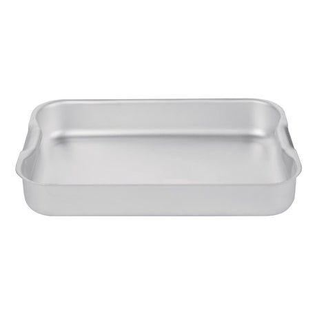 Vogue Roasting Dish Aluminium - 320x215x50mm 12 1/2x8 1/2x2" K422 - Whisk Hospitality - K422