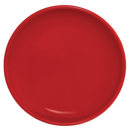 Olympia Cafe Coupe Plate Red - 205mm (Box 12) CG352 - Whisk Hospitality - CG352