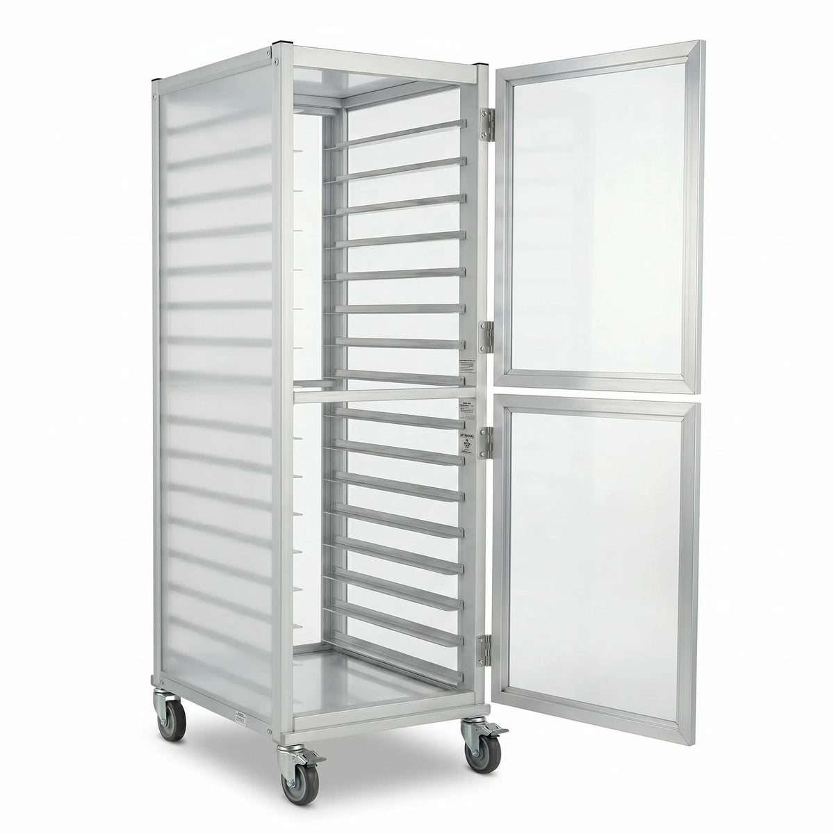 Baking Tray Trolley - 18 Tiers - Silver - Enclosed - Whisk Hospitality - 394593
