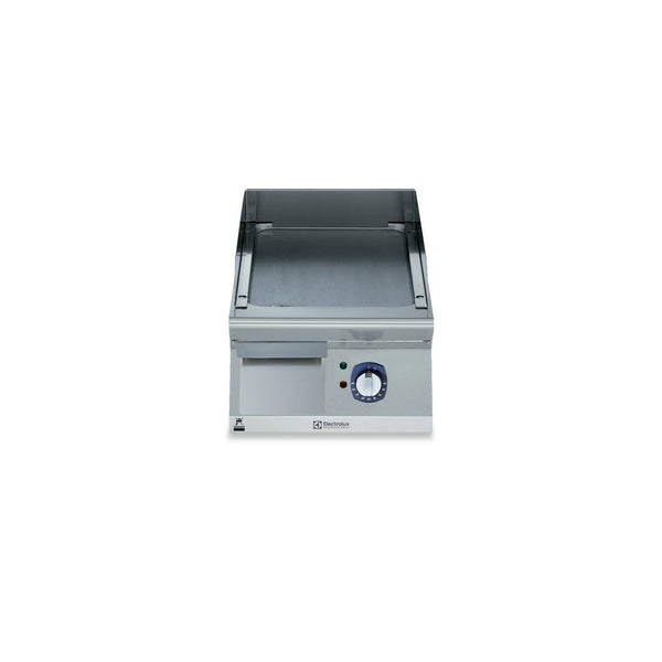 Electrolux 700XP Electric Griddle Plate with Smooth Brushed Chrome Plate 400mm E7IIKDAOMCA - Whisk Hospitality - E7IIKDAOMCA