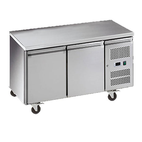 Exquisite Two Solid Doors Underbench Freezer 600mm deep - SSF260H - Whisk Hospitality - SSF260H