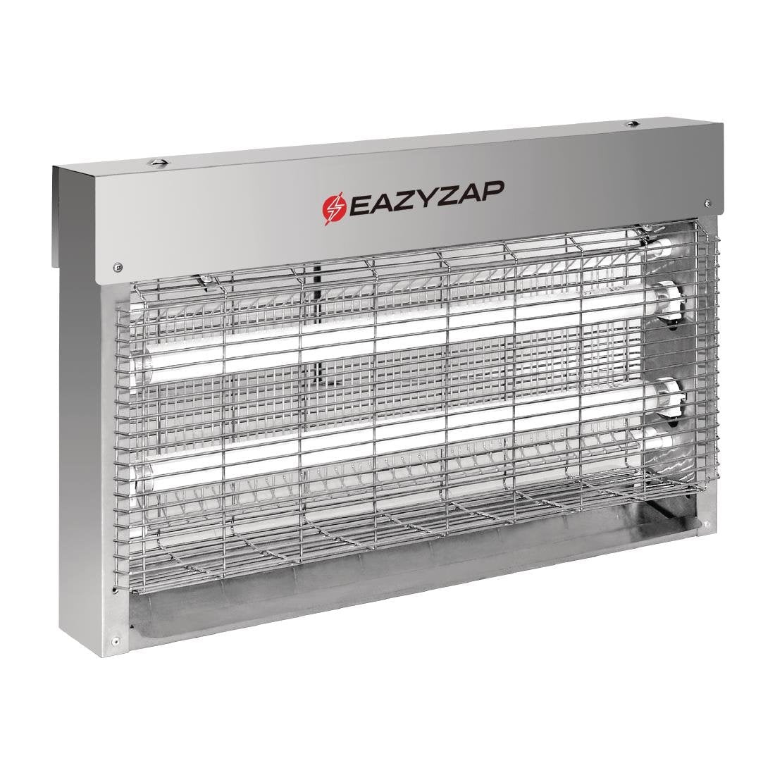 Eazyzap Brushed Stainless Steel Pest Killer - 20watt FP985 - A - Whisk Hospitality - FP985-A