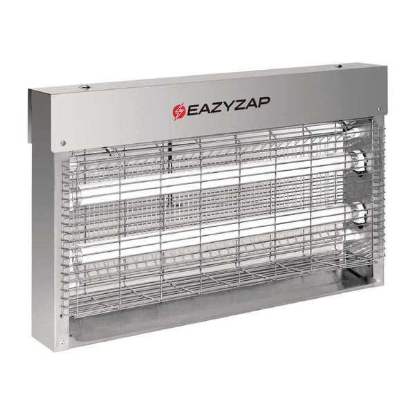 Eazyzap Brushed Stainless Steel Pest Killer - 20watt FP985 - A - Whisk Hospitality - FP985-A