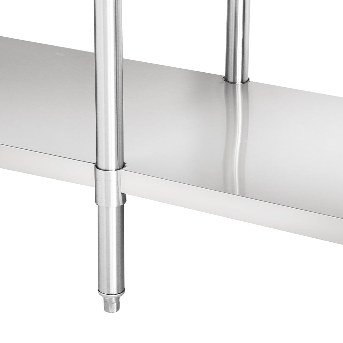 Modular System Stainless Steel Workbench - WB6 - 2400/A - Whisk Hospitality - WB6-2400/A