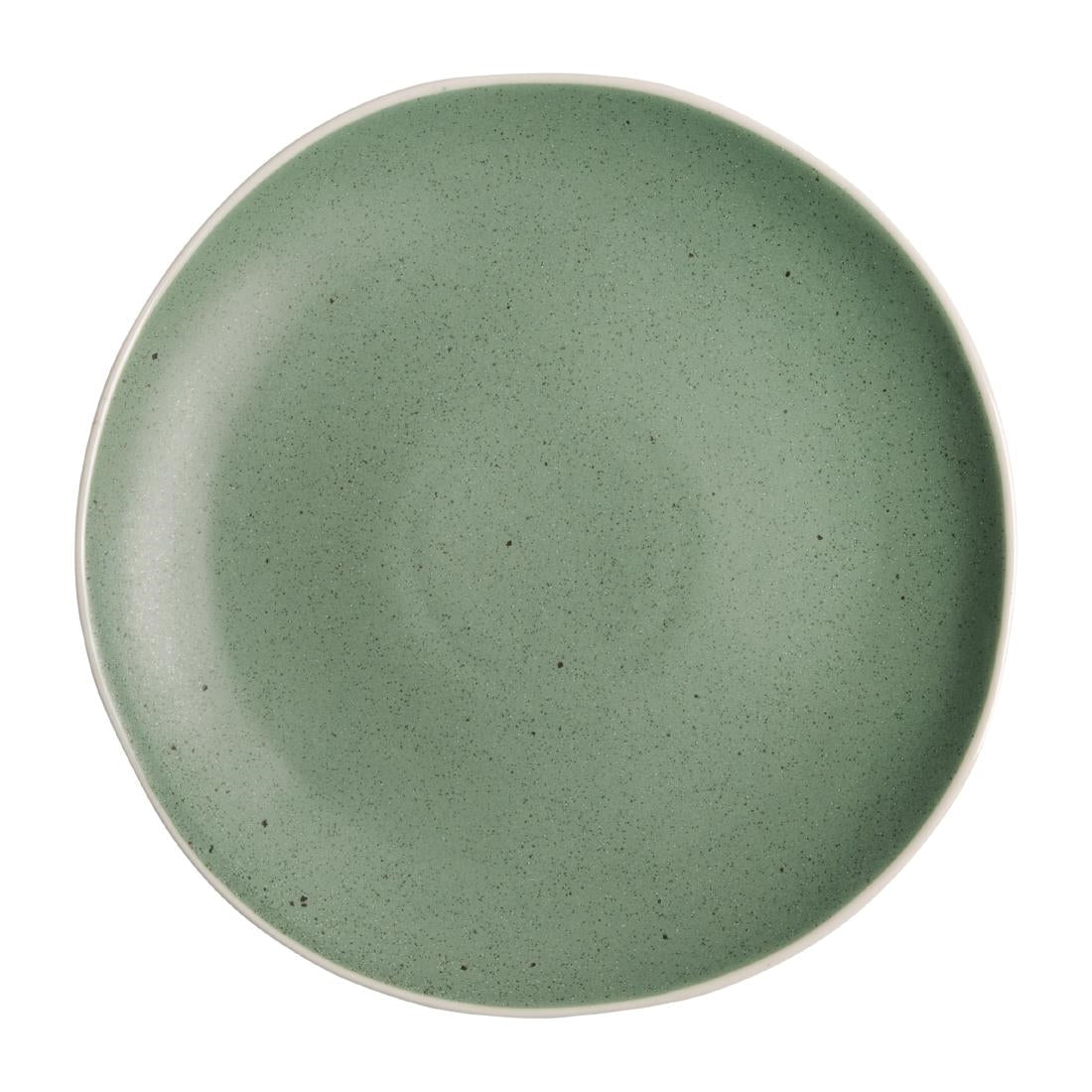 Olympia Chia Green Plate - 270mm 10.6" (Box 6) DR800 - Whisk Hospitality - DR800